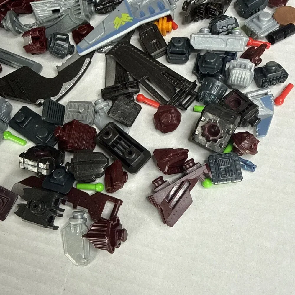 Snap Ships Build To Battle Large Piece Parts Lot Weapons Spares Bundle